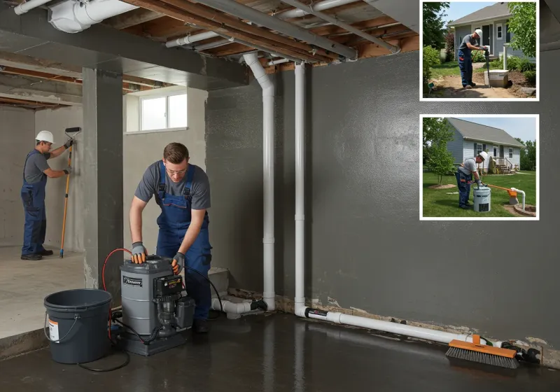 Basement Waterproofing and Flood Prevention process in Southmont, NC
